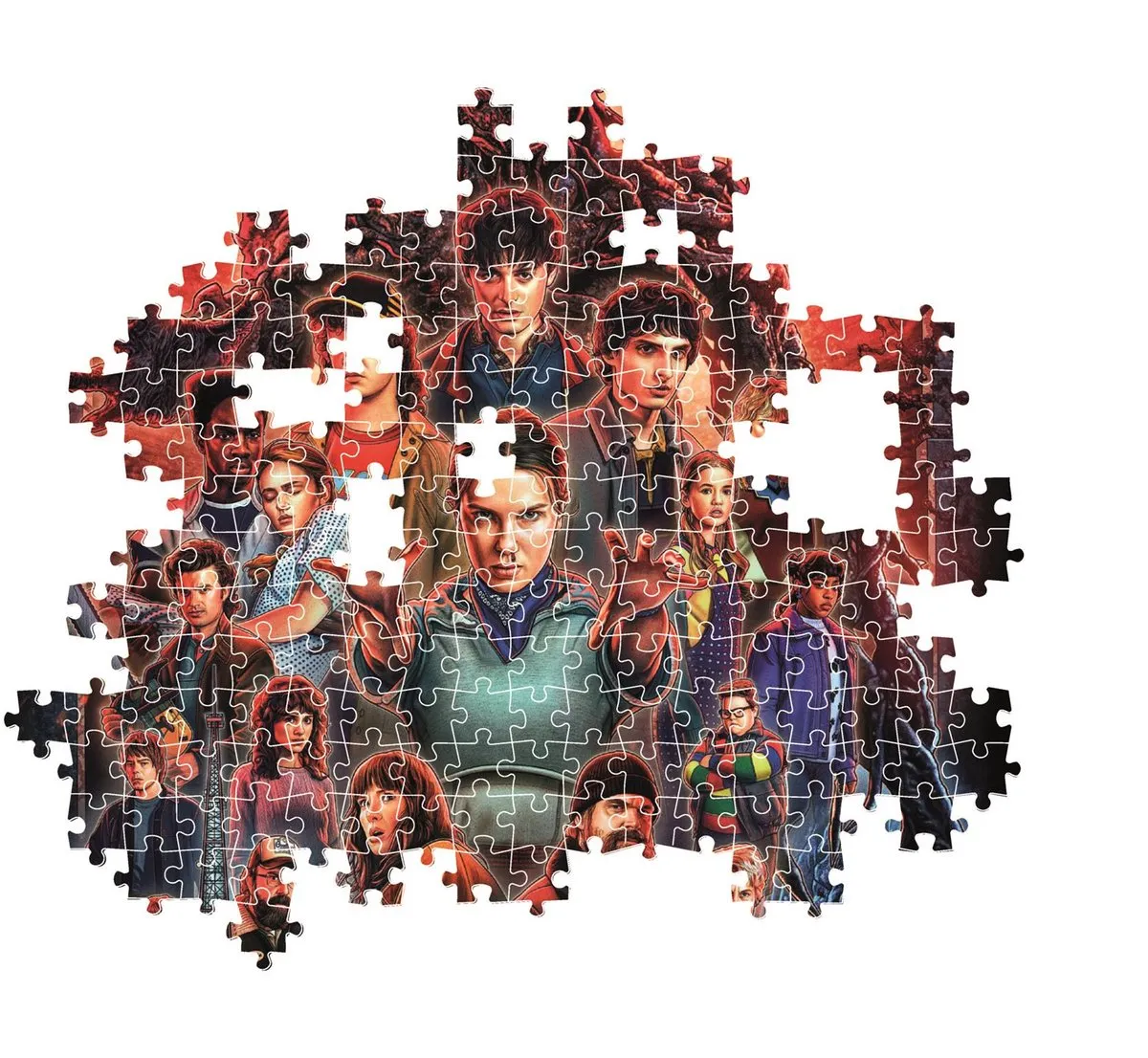 Clementoni Stranger Things Seizoen 5 Puzzel 1000 Stuks - Multikleur