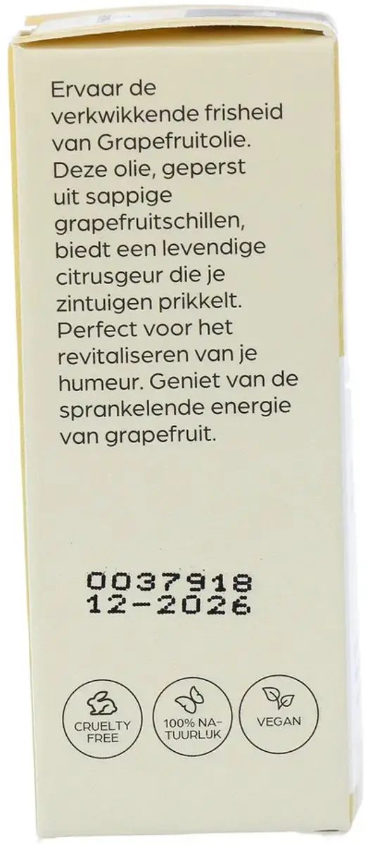 Volatile Pompelmoes Etherische Olie 5ml - 5 Stuks