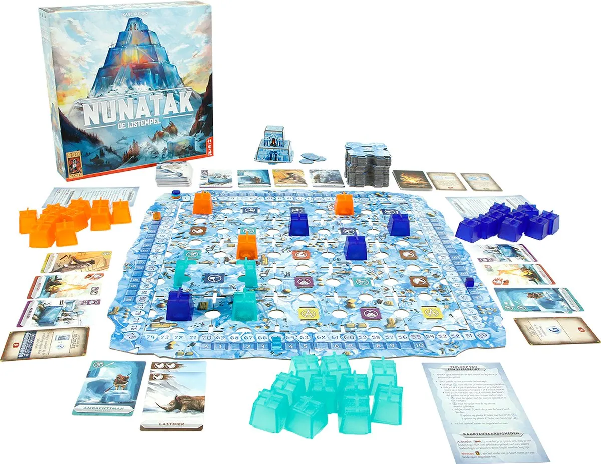 999 Games Nunatak Strategisch Bouwspel 999-NUN01 - 1-4 Spelers - afbeelding 6 van 6