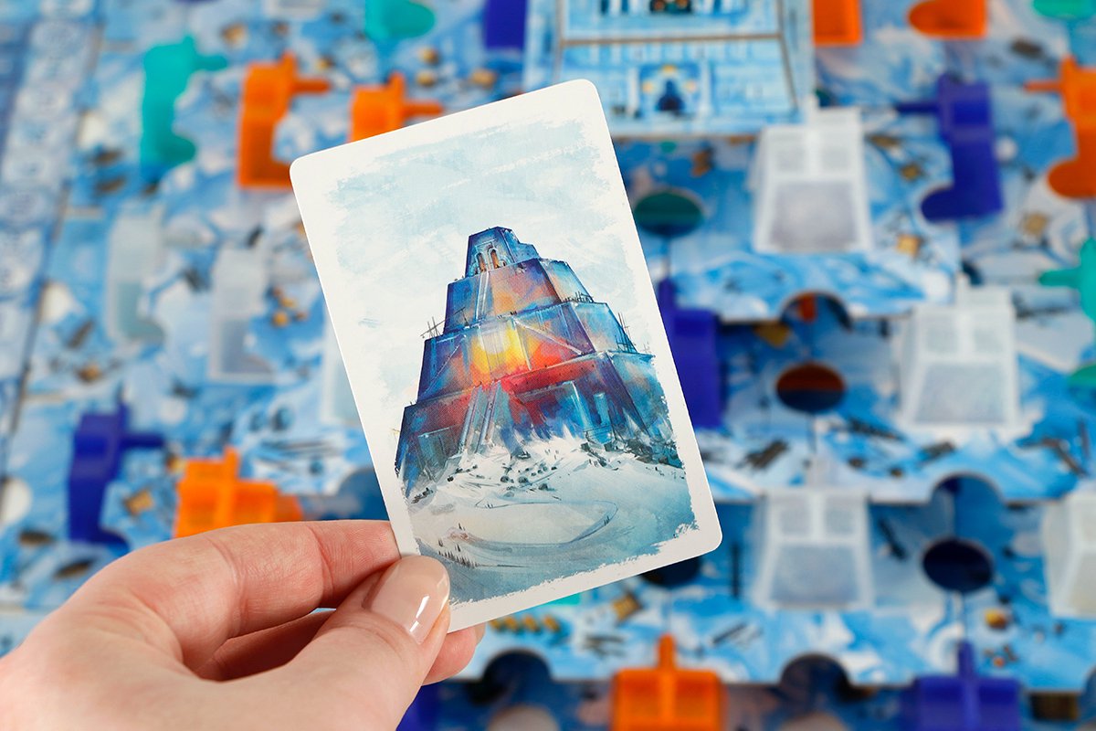 999 Games - Nunatak - Bordspel - Strategisch bouwspel - interactieve speelervaring met solovariant