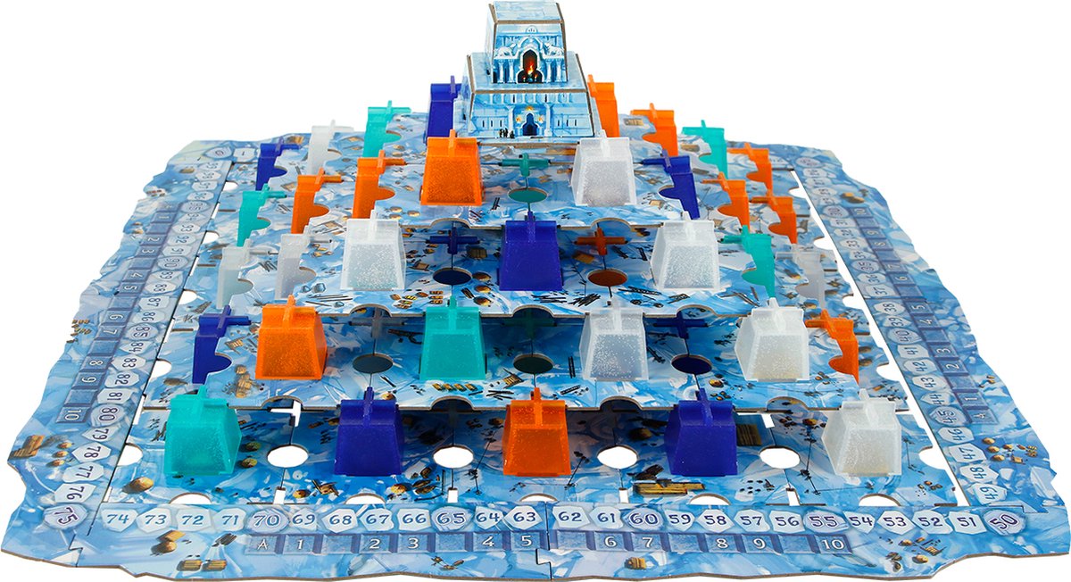 999 Games - Nunatak - Bordspel - Strategisch bouwspel - interactieve speelervaring met solovariant