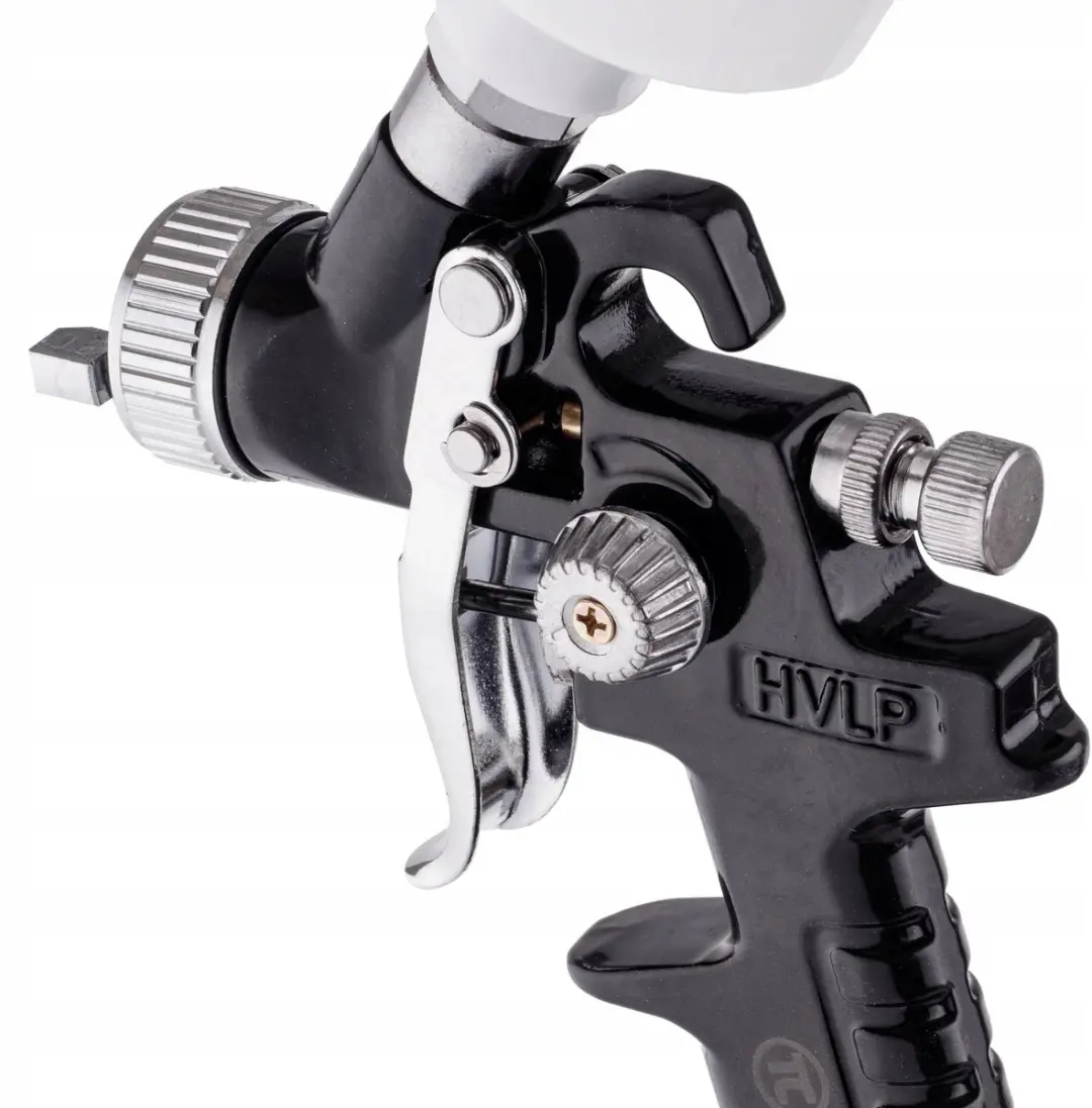 Technic Mini HVLP Spuitpistool 1.0mm - 125ml - Zwart/Zilver