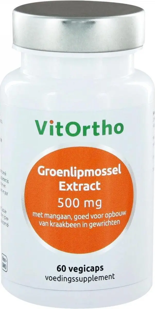 VitOrtho Groenlipmossel Extract 500mg