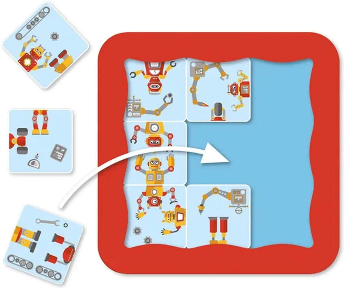 SmartGames Robot Factory SG 428 Schuifpuzzel - 48 Opdrachten - afbeelding 6 van 6