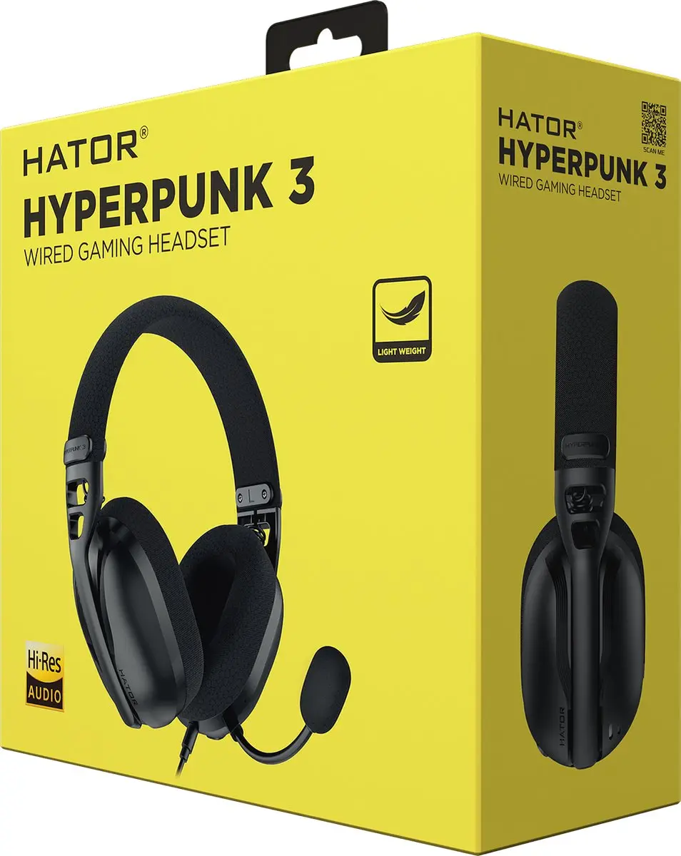 HATOR Hyperpunk 3 ESH01 In-Ear Headset - Zwart