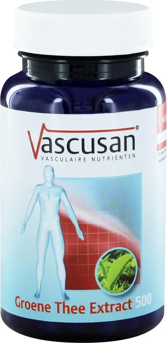 Vascusan Groene Thee Extract 500 Capsules - 60 Stuks