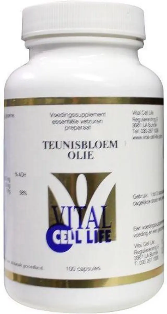 Vital Cell Life Primomil Teunisbl 1000mg Softgels - 100 Stuks