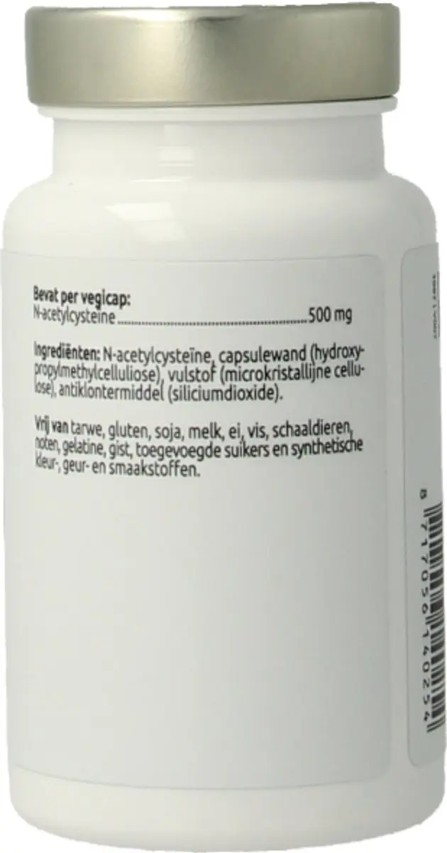 VitOrtho N-Acetylcysteïne 500mg - 60 Stuks