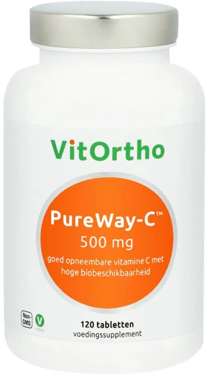 VitOrtho Vitamine C PureWay-C 500mg - 120 tabletten