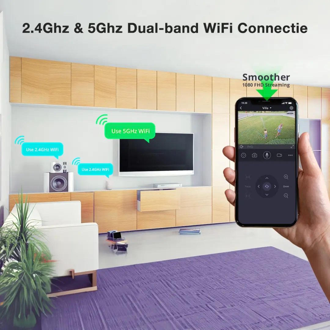 Foscam SD2X Beveiligingscamera 2MP PTZ 18x Zoom 50m Nachtzicht - Wit - afbeelding 6 van 6