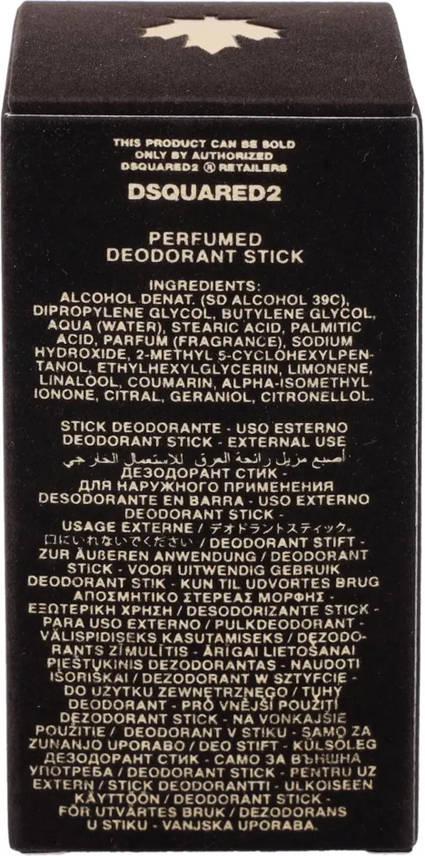 Dsquared2 Wood Mannen Stickdeodorant 75ml
