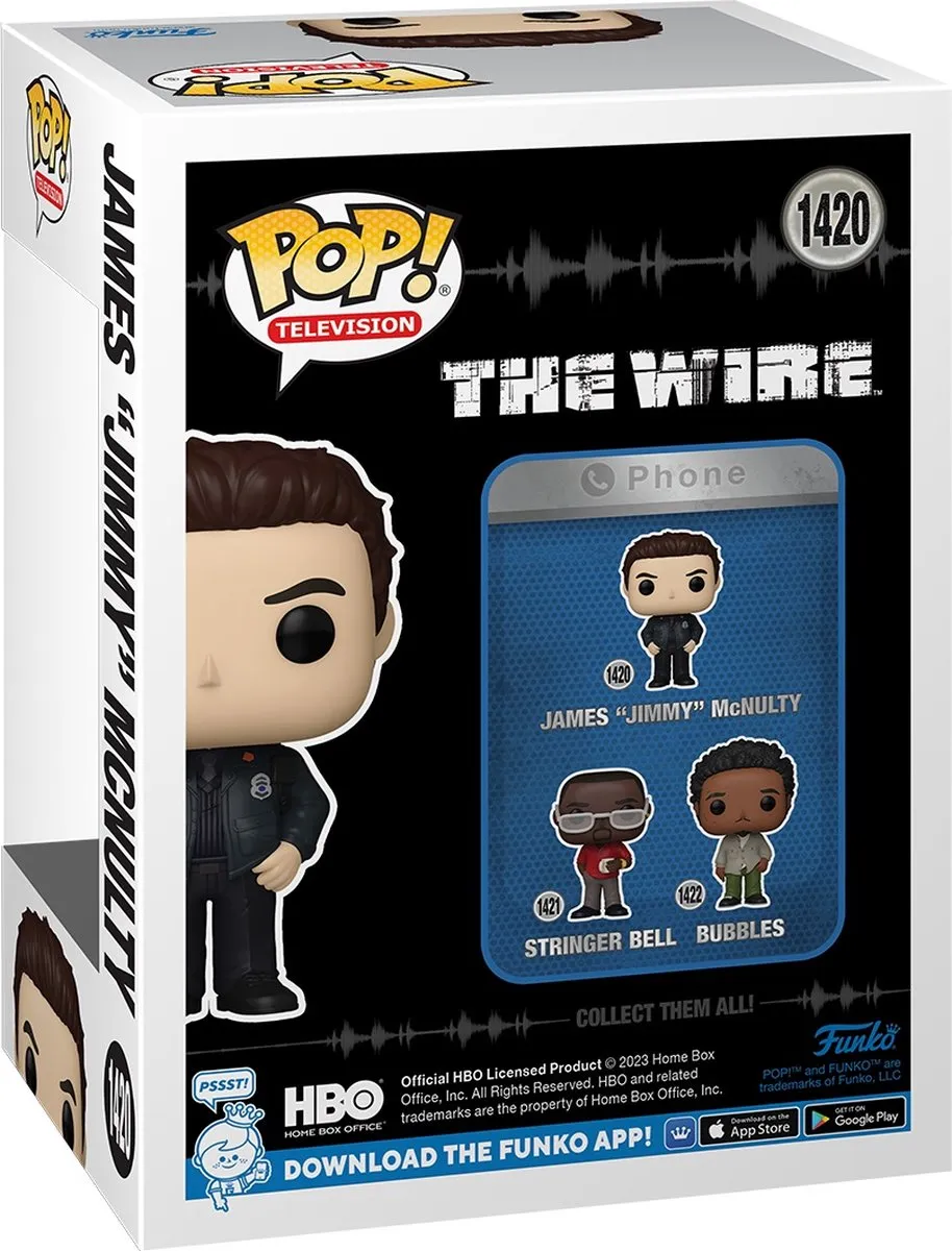 Funko Pop! The Wire James McNulty FUN65762 - 9,5 cm - Multi