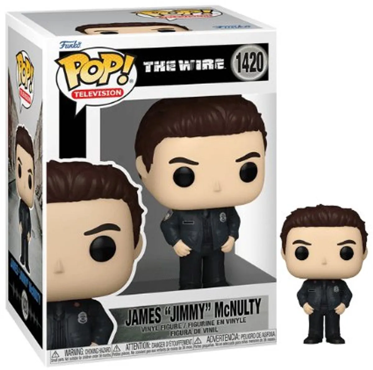 Funko Pop! The Wire James McNulty FUN65762 - 9,5 cm - Multi