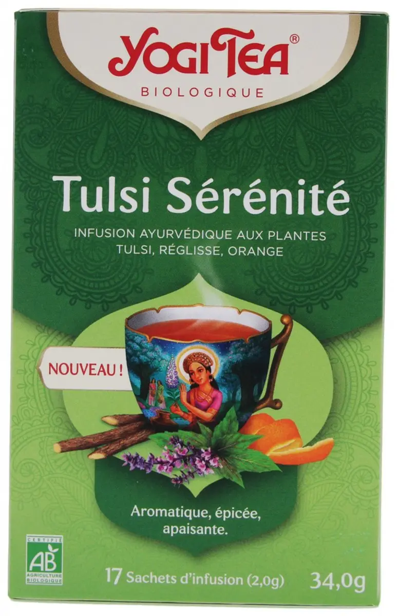 Yogi Tea Tulsi Serenity Organic 17 Zakjes
