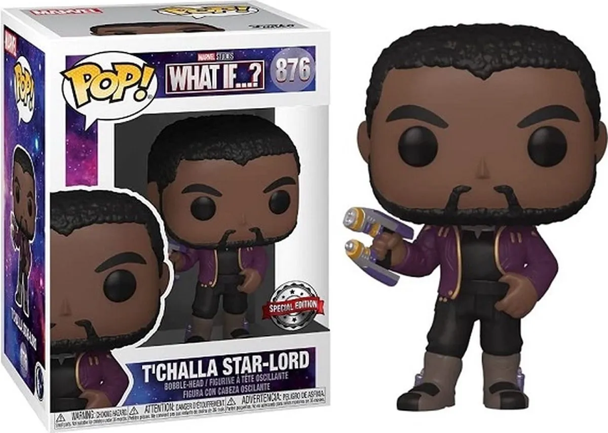Funko Pop! Marvel What If T'Challa Star-Lord #876 Special Edition