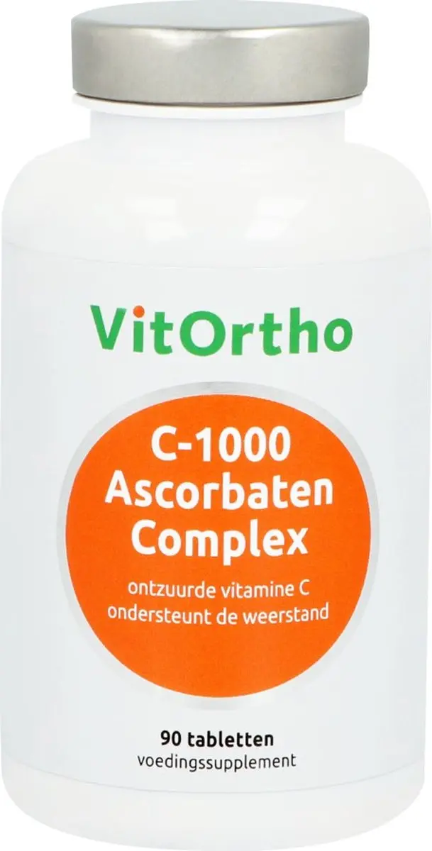 VitOrtho C-1000 Ascorbaten Complex 90 Stuks