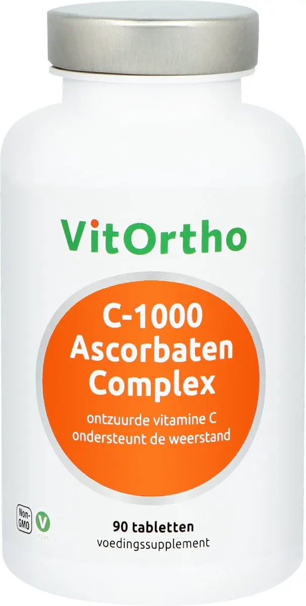 VitOrtho C-1000 Ascorbaten Complex 90 Stuks