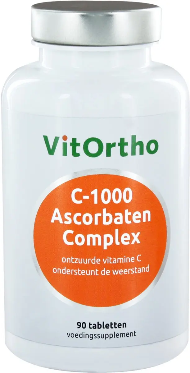 VitOrtho C-1000 Ascorbaten Complex 90 Stuks