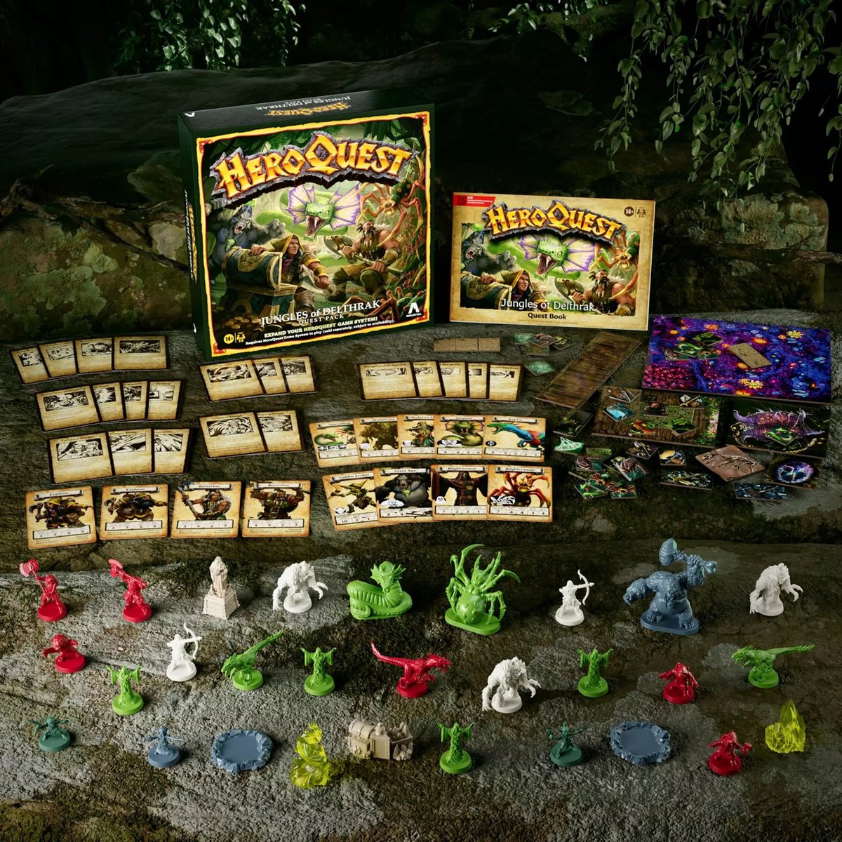 Hasbro HeroQuest Jungles of Delthrak - Quest Pack - F9907