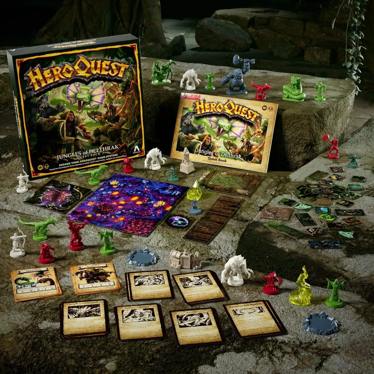Hasbro HeroQuest Jungles of Delthrak Quest Pack F9907