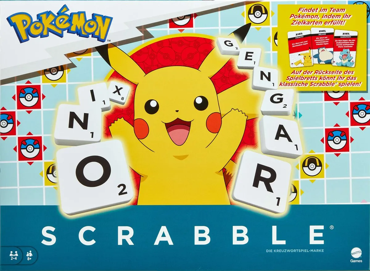 Mattel Games Scrabble Pokémon Bordspel