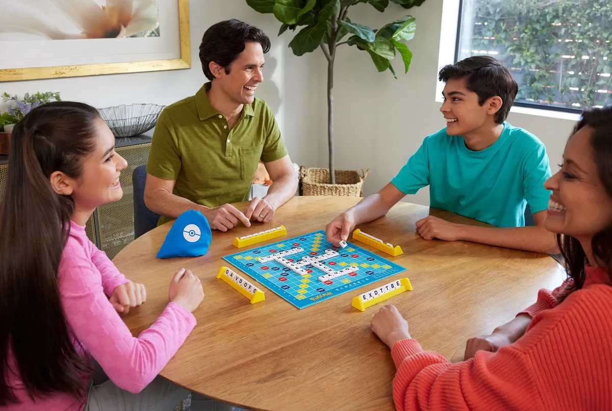 Mattel Games Scrabble Pokémon Bordspel - 2-4 Spelers
