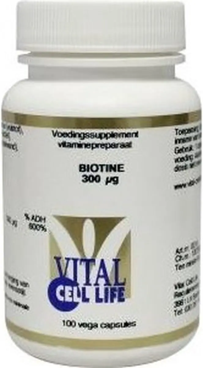 Biotine 300Mcg Vital Cell Life