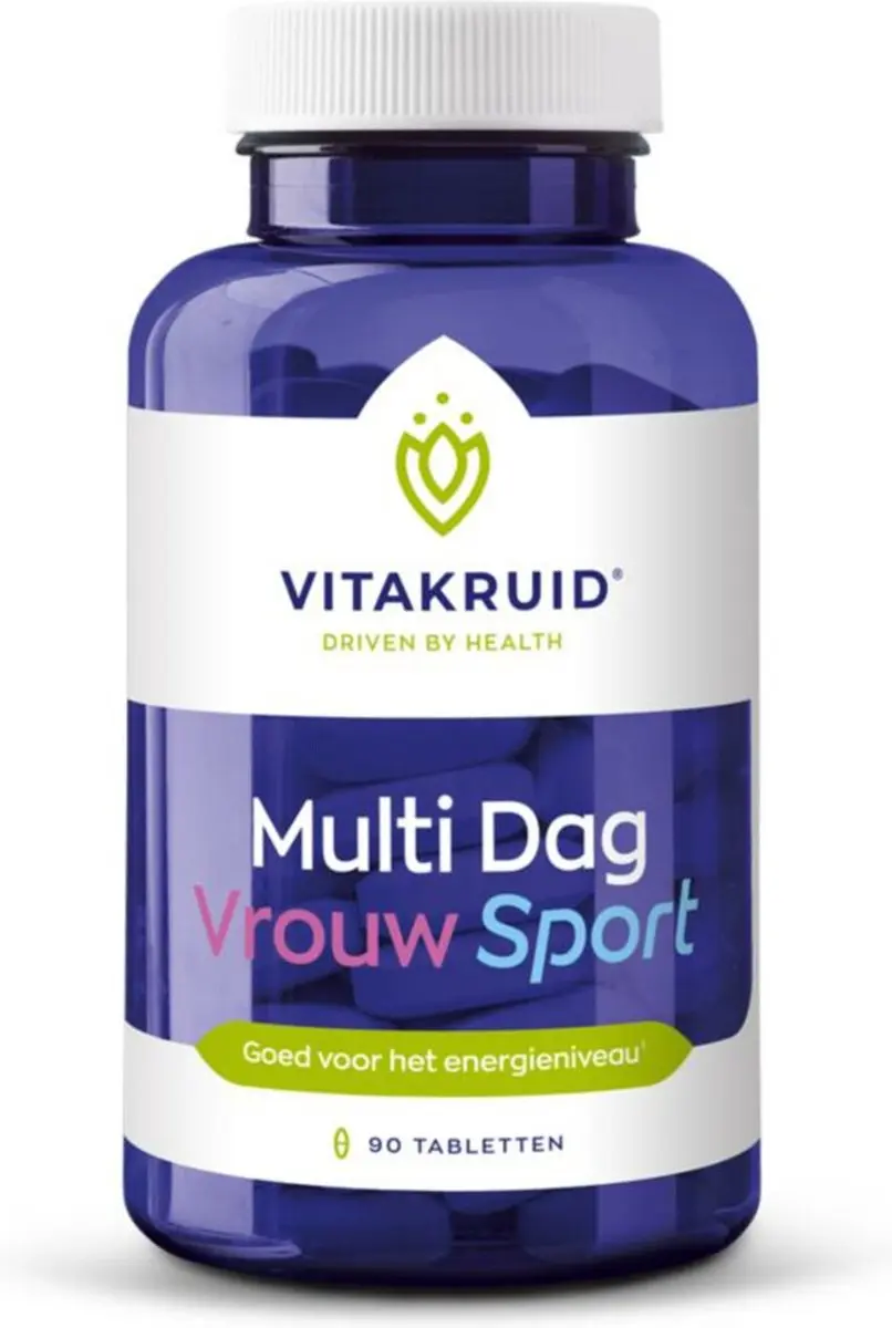 Vitakruid Vrouw Sport Multi Dag 180g - 2x90 tabletten
