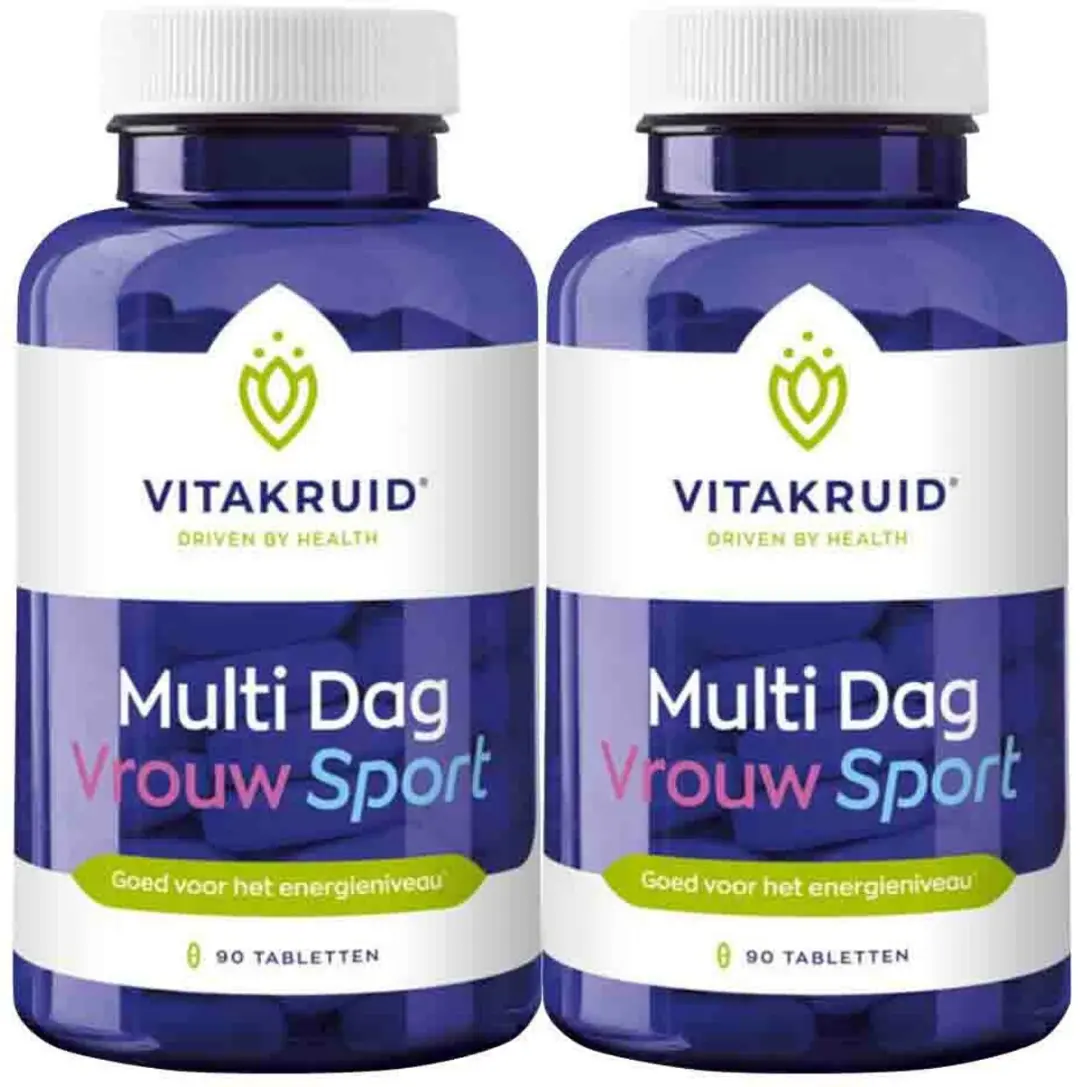 Vitakruid Vrouw Sport Multi Dag 180g