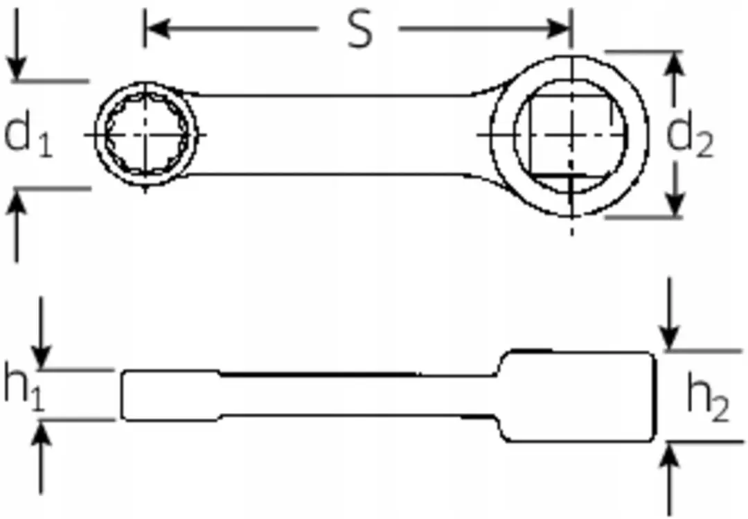 Stahlwille 3/8" Dopsluitring 1/2" - 1 Stuk
