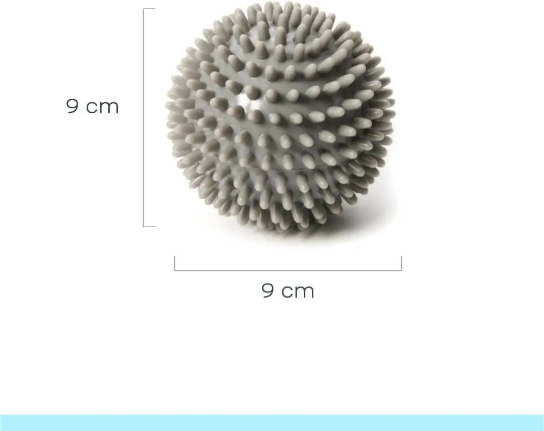 Wonder Core Spiky Massagebal 9cm - Grijs