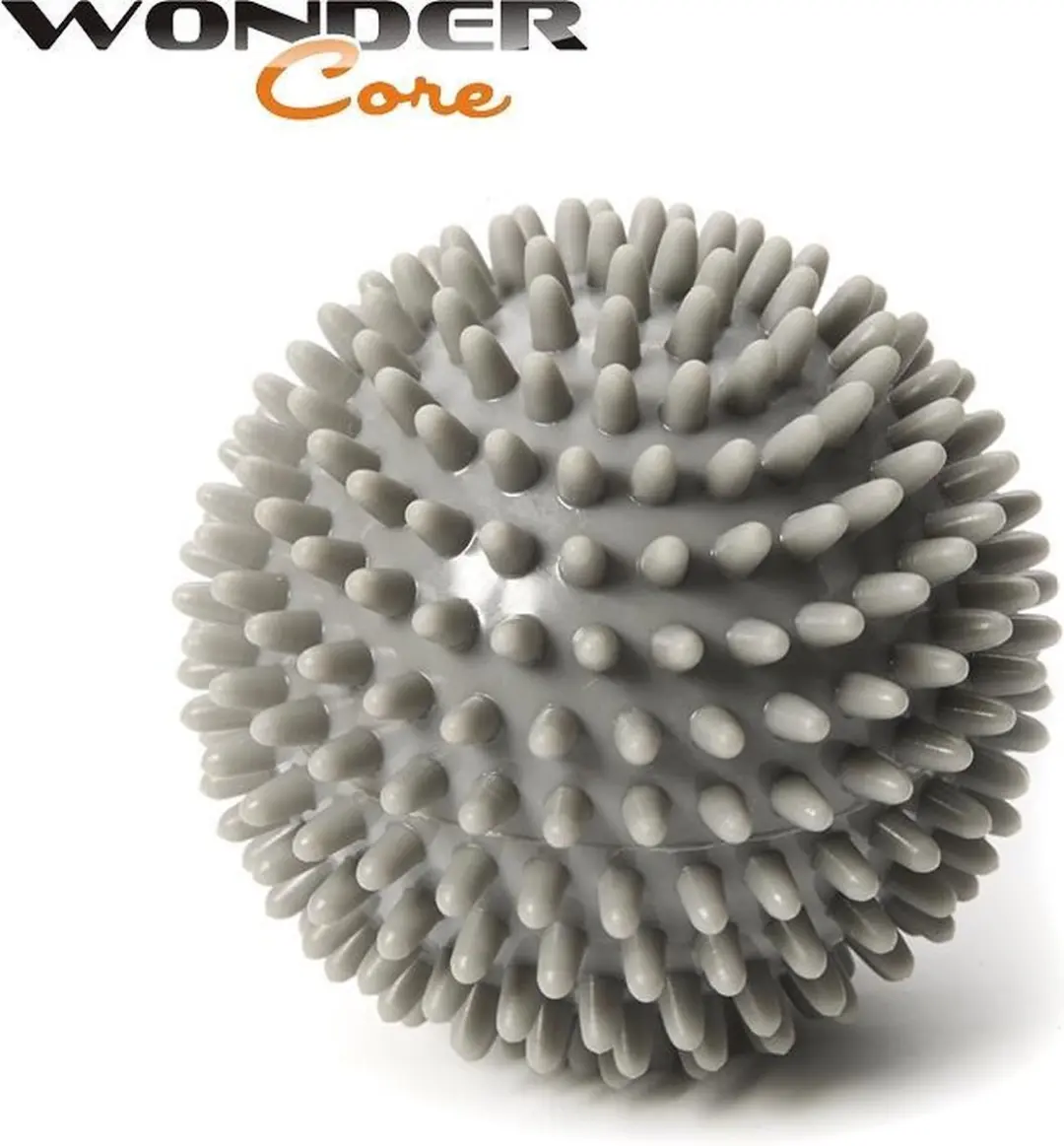 Wonder Core Spiky Massagebal 9cm - Grijs