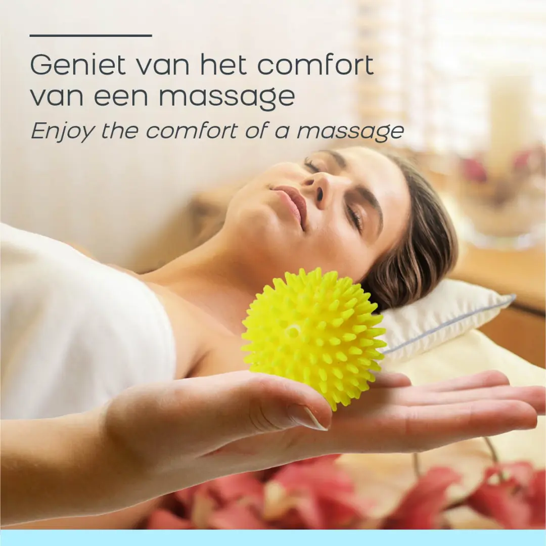 Wonder Core Spiky Massagebal 9cm - Grijs