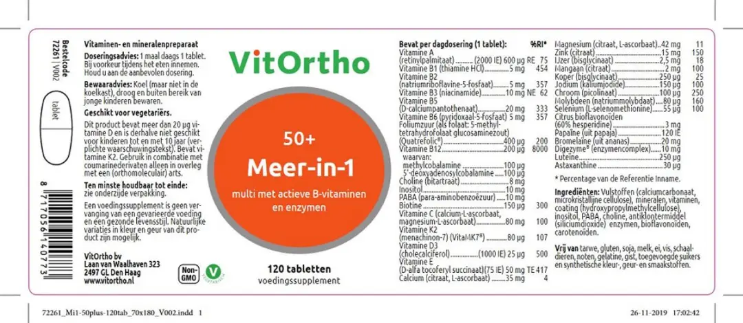 VitOrtho Meer in 1 50+ 120 Tabletten