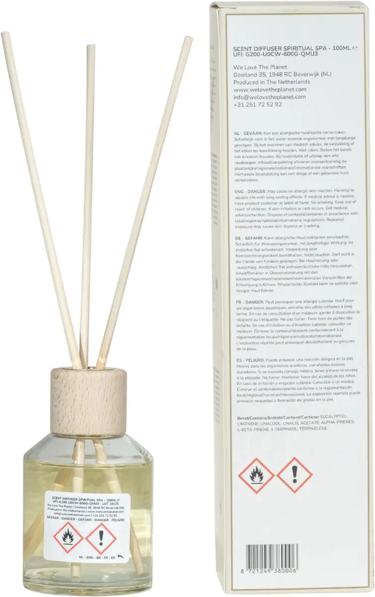 We Love The Planet Scent Diffuser 100ml