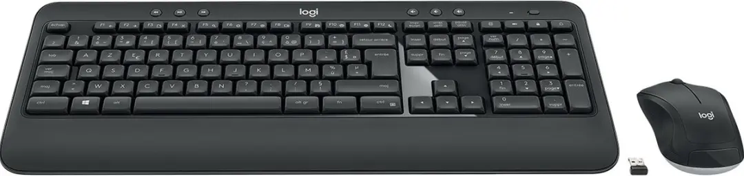 Logitech MK540 Advanced Draadloze Toetsenbord & Muis Set AZERTY - 3 Knoppen - Zwart