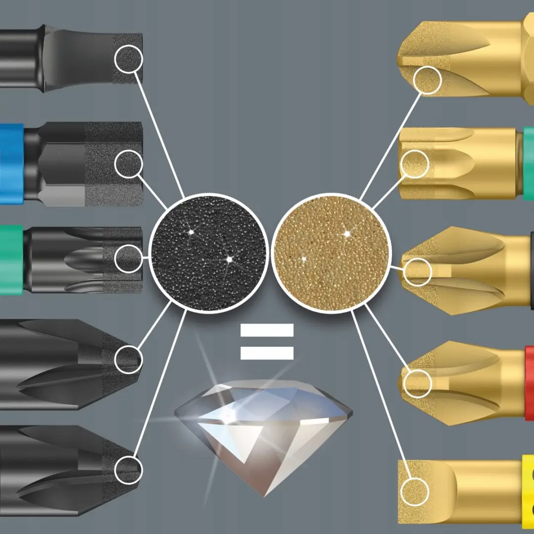Wera Impaktor Bit 3,0 x 25mm 1/4" - Metaal