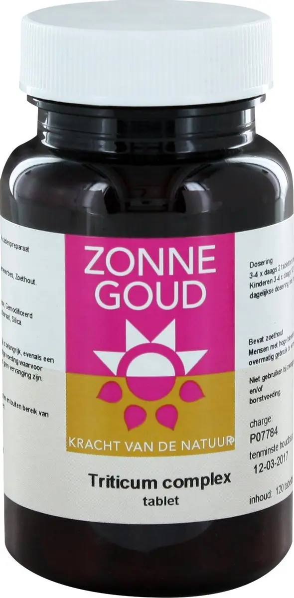 Zonnegoud Triticum Complex 120 Tabletten
