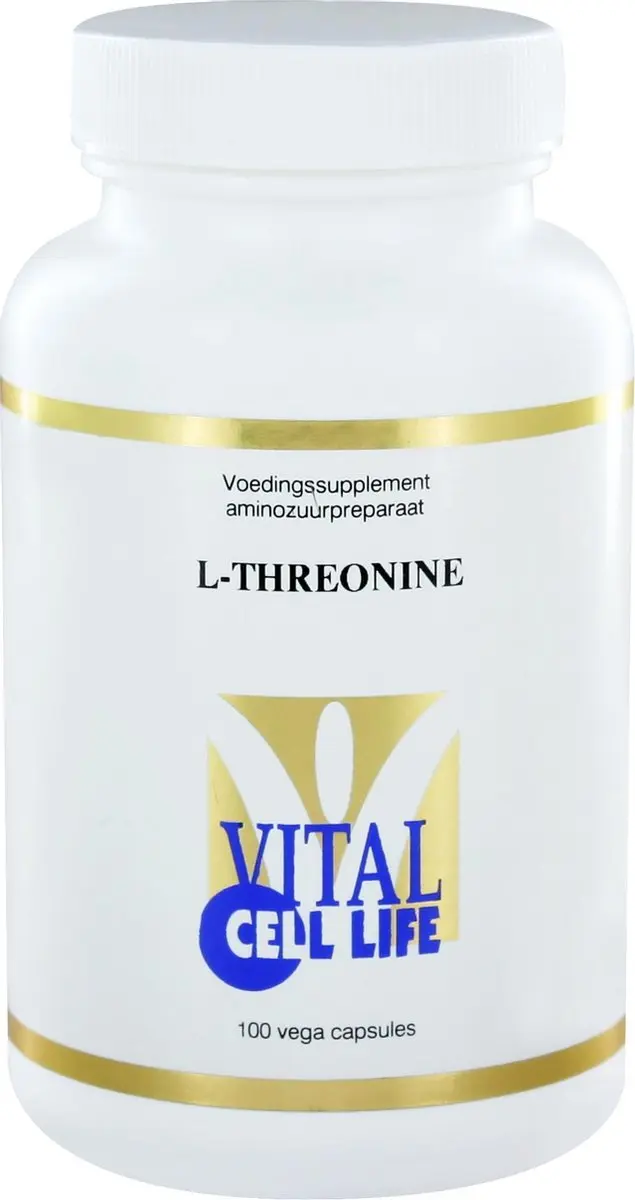 Vital Cell Life L-Threonine 500mg Capsules