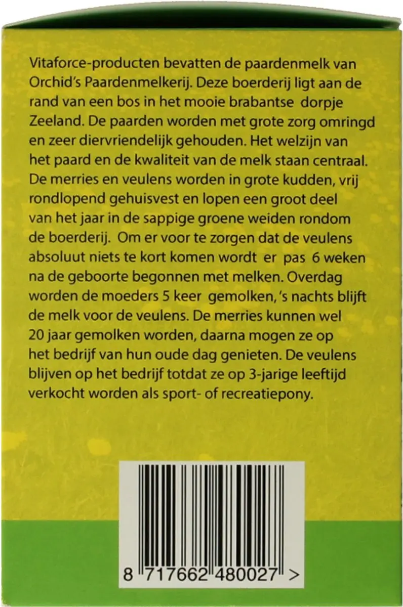 Vitaforce Paardenmelk Capsules 120 Stuks