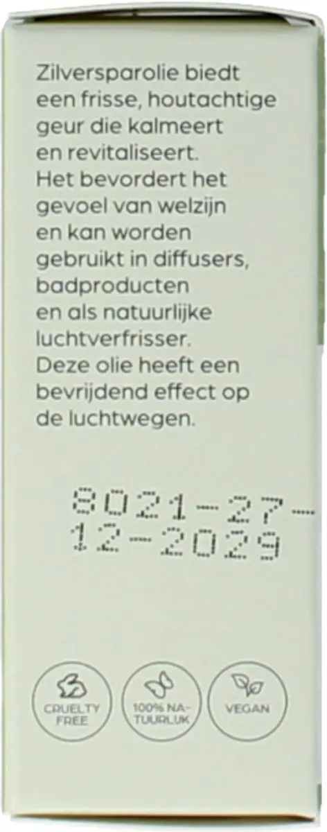 Volatile Zilverspar Etherische Olie 10ml - afbeelding 6 van 6