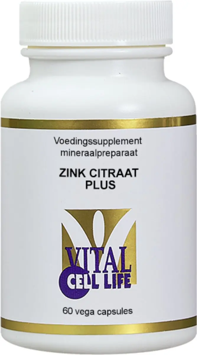 Vital Cell Life Zinkcitraat 60 Capsules