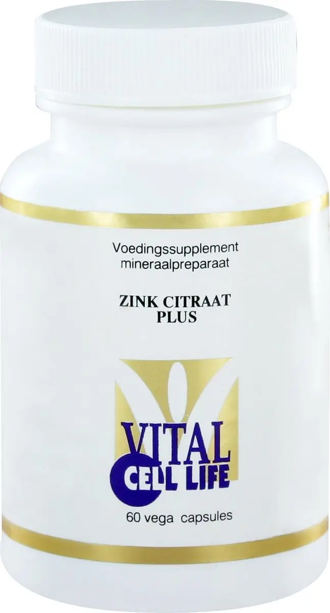 Vital Cell Life Zinkcitraat 60 Capsules