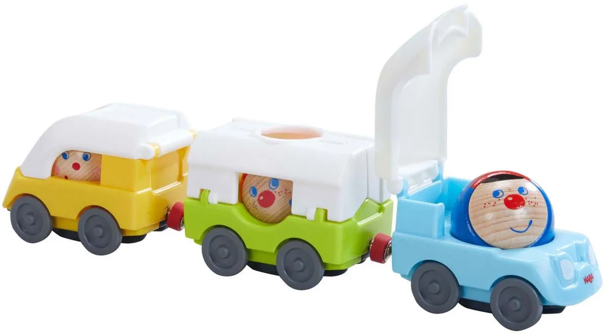 Haba Kullerbü Knikkerbaan Sneltrein - 5-delig - Multi