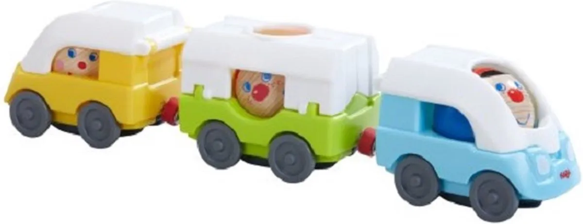 Haba Kullerbü Knikkerbaan Sneltrein - 5-delig - Multi