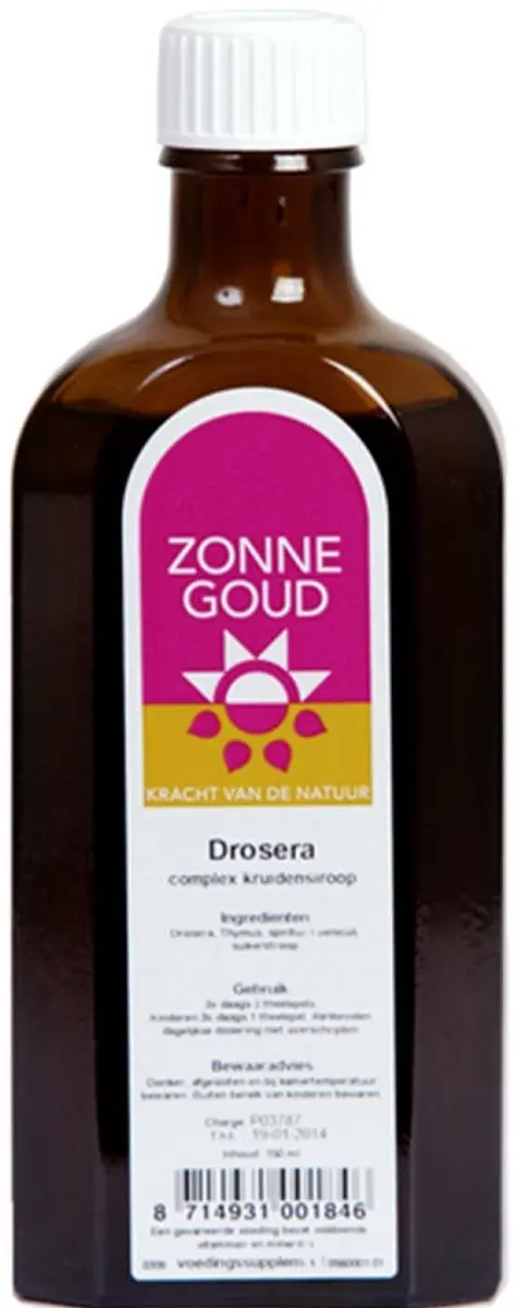 Zonnegoud Drosera Siroop 150ml