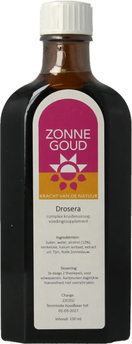 Zonnegoud Drosera Siroop 150ml
