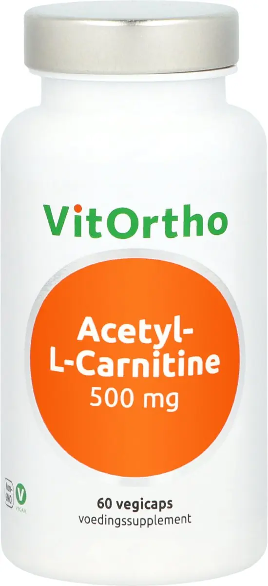 VitOrtho Acetyl-L-Carnitine 500mg Capsules