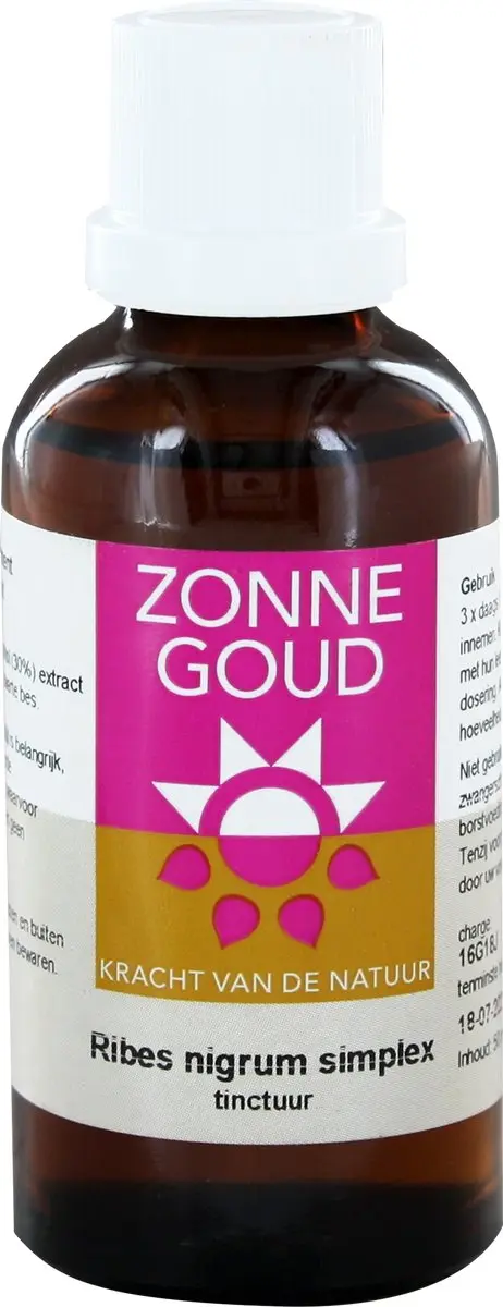 Zonnegoud Ribes Nigrum Simplex 50ml
