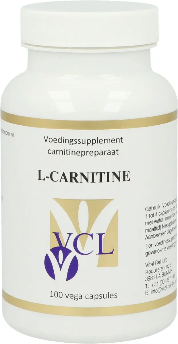 Vital Cell Life L-Carnitine 415mg 100 Capsules